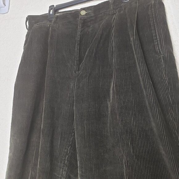 Nautica Green/Brown Rigger Corduroy Pant Size 38 X 32 - Picture 6 of 16